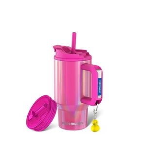 New pink shimmer frost Buddy 16oz